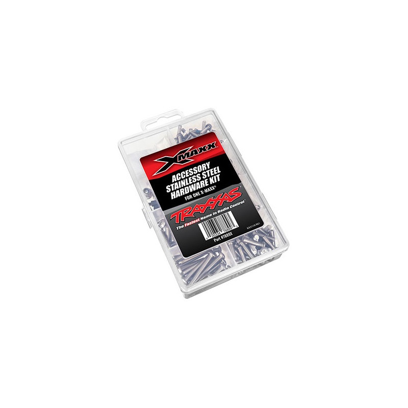 TRAXXAS Zestaw śrub nierdzewnych / Hardware kit, stainless steel do X-MAXX