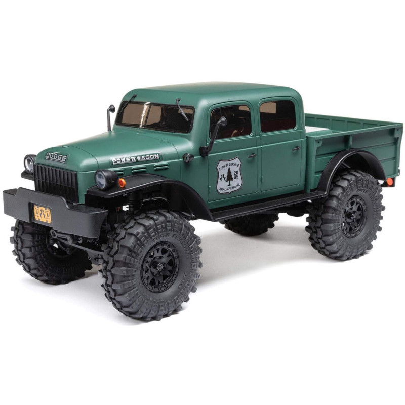 AXIAL SCX24 Dodge Power Wagon 4WD 1:24 4WD (Zielony)