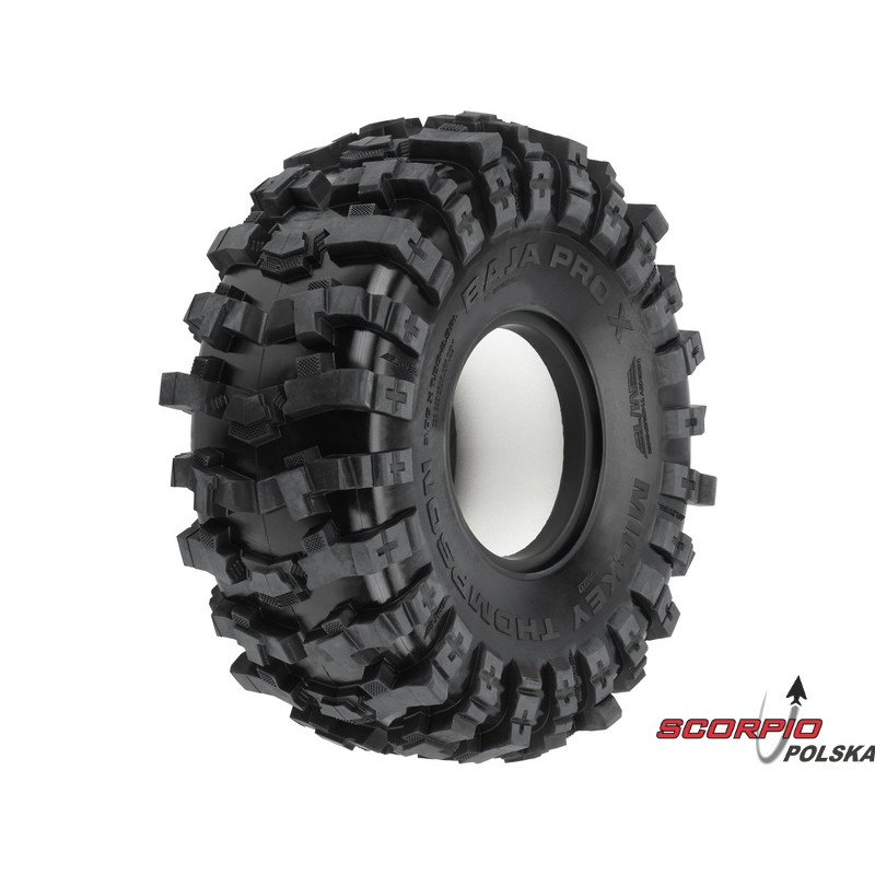 PRO-LINE koło 1:6, opona Mickey Thompson Baja Pro X G8 2.9" Crawler (2): SCX6