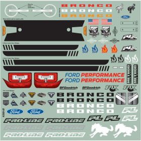 PRO-LINE Karoseria 2021 Ford Bronco (przeźroczysta) 313mm