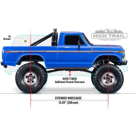 TRAXXAS Auto TRX-4 High Trail Ford F-150 1979 (czarny)