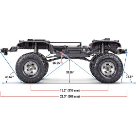 TRAXXAS Auto TRX-4 High Trail Ford F-150 1979 (czarny)