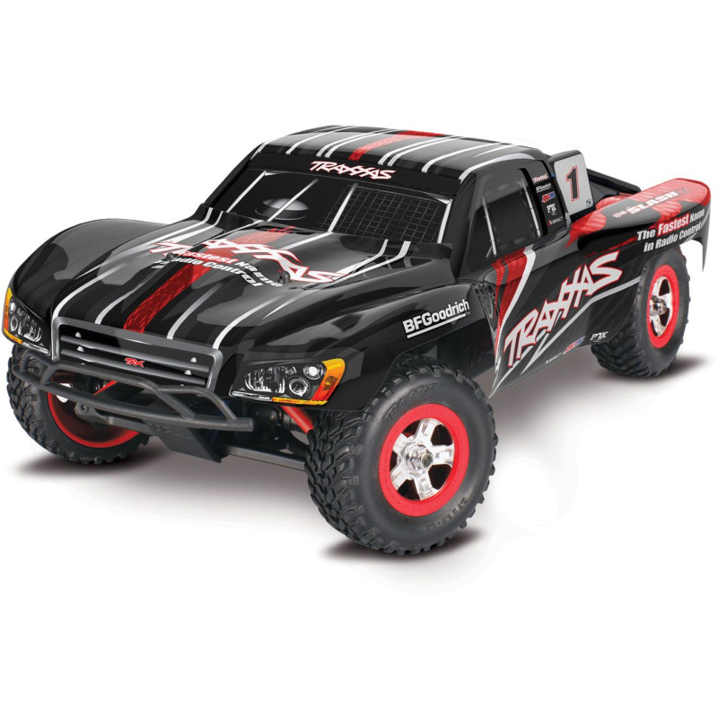 TRAXXAS Auto Slash 1/16 Pro 4WD + Ładowarka USB-C 4A + Akumulator (czarny)