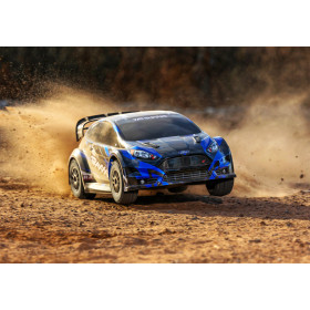 TRAXXAS Ford Fiesta ST Rally BL-2S 4WD 1/10 (Niebieski)