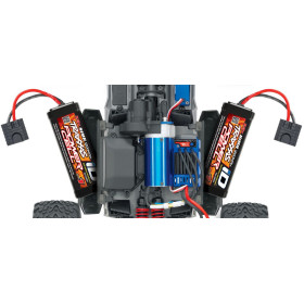 TRAXXAS Auto E-Revo VXL 4WD 1/16 Monster Truck + Ładowarka USB-C 4A + Akumulator (Niebieski)