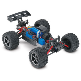 TRAXXAS Auto E-Revo VXL 4WD 1/16 Monster Truck + Ładowarka USB-C 4A + Akumulator (Niebieski)