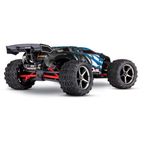 TRAXXAS Auto E-Revo VXL 4WD 1/16 Monster Truck + Ładowarka USB-C 4A + Akumulator (Niebieski)