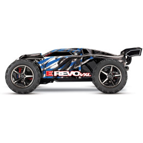 TRAXXAS Auto E-Revo VXL 4WD 1/16 Monster Truck + Ładowarka USB-C 4A + Akumulator (Niebieski)