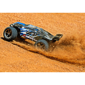 TRAXXAS Auto E-Revo VXL 4WD 1/16 Monster Truck + Ładowarka USB-C 4A + Akumulator (Niebieski)