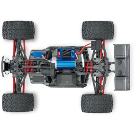 TRAXXAS Auto E-Revo VXL 4WD 1/16 Monster Truck + Ładowarka USB-C 4A + Akumulator (Niebieski)