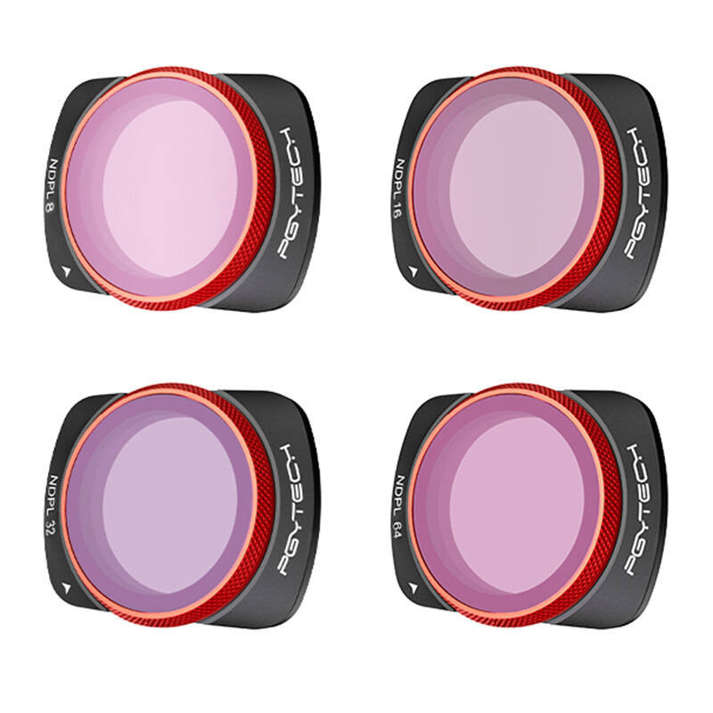 PGYTECH Zestaw filtrów ND/PL 8, 16, 32, 64 do Osmo Pocket 3