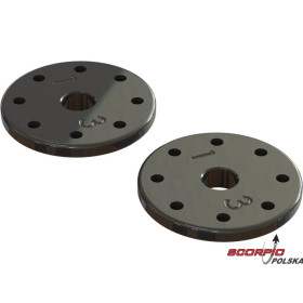 Arrma tłok amortyzatora, stożkowy, CNC, 8x1.3mm (2)