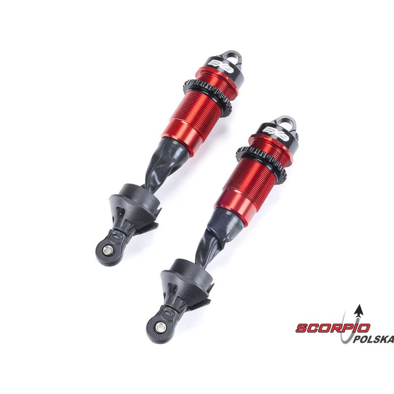 Arrma amortyzator EXB złożony 16mm, 117mm, tłoczysko CNC 8x1.2mm, olej 1300cst, emulsyjna nakład