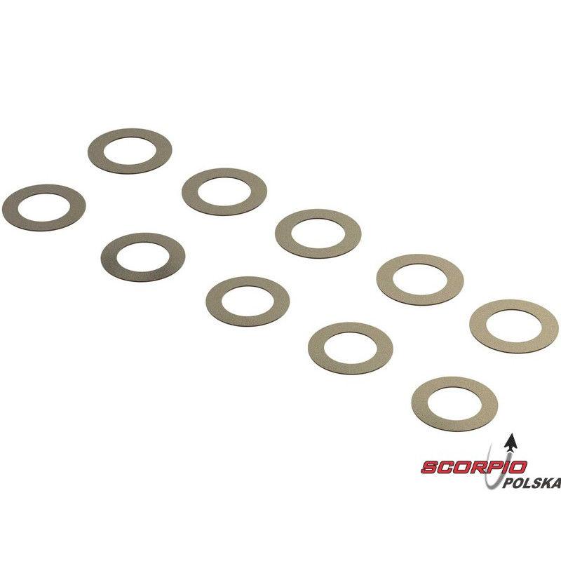 Arrma podkładka 12.1x19.5x0.3mm (10)
