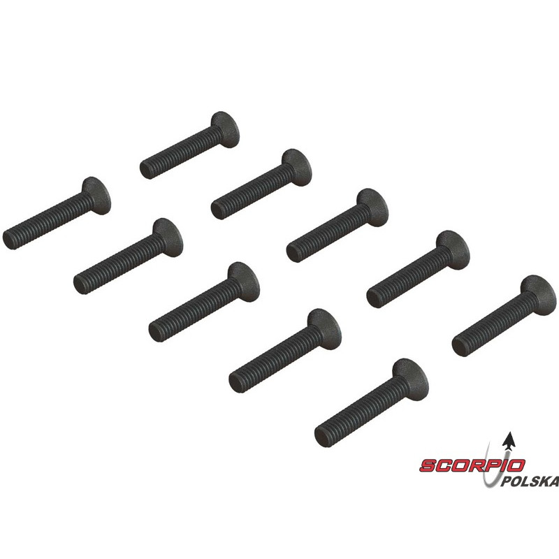 Arrma śruba imbus M4X22mm FH (10)