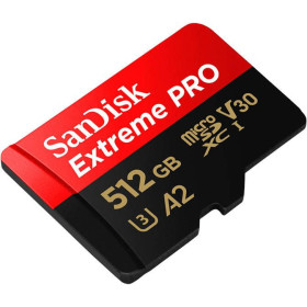 SANDISK Karta pamięci microSDXC 512GB Extreme Pro + Adapter