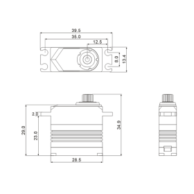 SRT Serwo M11 HV 28g (9kg/0,055sec) Bezrdzeniowe