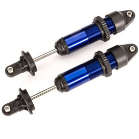 TRAXXAS Amortyzatory GTX bez sprężyn / Shocks (Niebieskie) do XRT