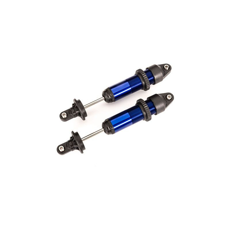 TRAXXAS Amortyzatory GTX bez sprężyn / Shocks (Niebieskie) do XRT