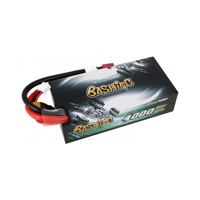 GENS ACE Akumulator LiPo Hardcase 4000mAh 7,4V 60C 2S1P DEAN