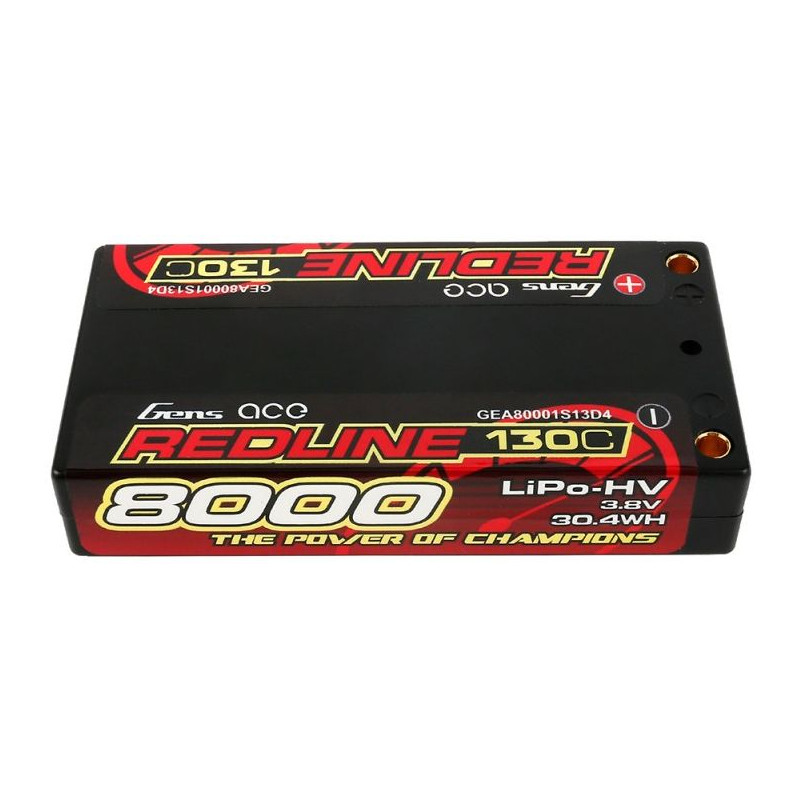 GENS ACE Akumulator LiPo REDLINE 8000mAh 3,8V 130C 1S2P