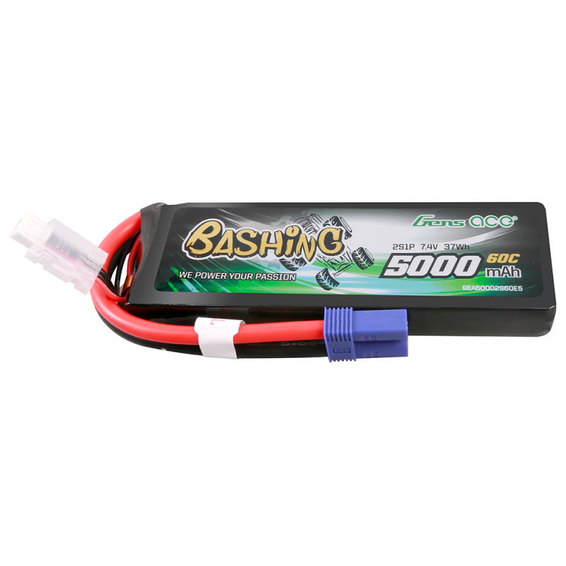 GENS ACE Akumulator LiPo Bashing 5000mAh 7,4V 60C 3S1P EC5