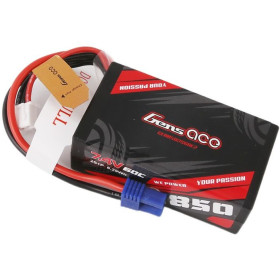 GENS ACE Akumulator LiPo Hardcase 800mAh 7,4V 60C 2S1P EC2