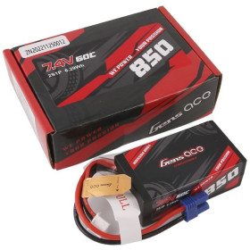 GENS ACE Akumulator LiPo Hardcase 800mAh 7,4V 60C 2S1P EC2