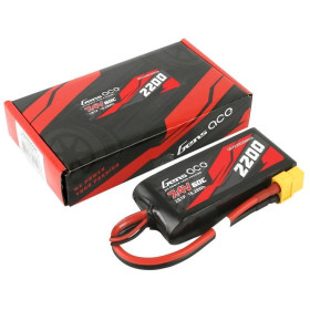 GENS ACE Akumulator LiPo 7,4V 2200mAh 60C 2S do 1/16 1/18 XT60