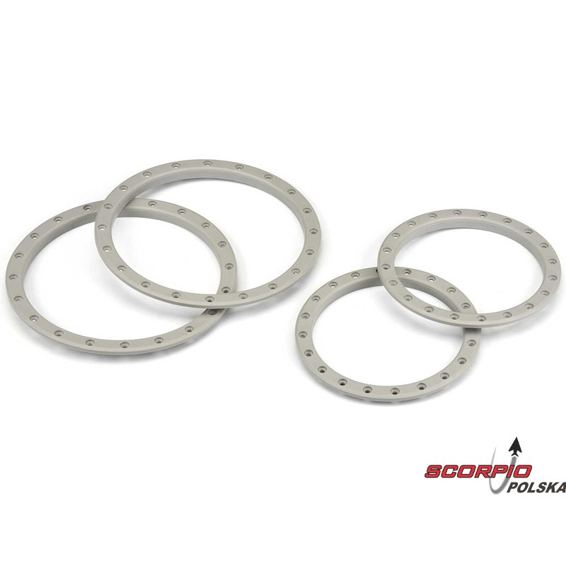 PRO-LINE pierścienie Beadlock 4.3" Impulse Pro-Loc szare
