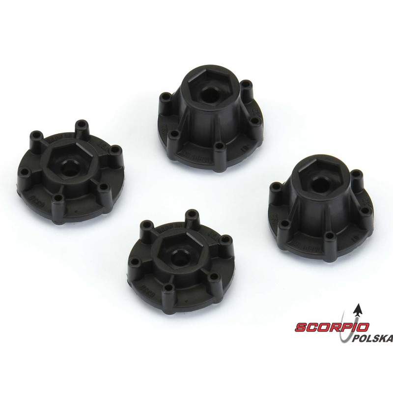 PRO-LINE adapter felgi plastikowy 6x30mm na H12 (2x wąski, 2x szeroki)