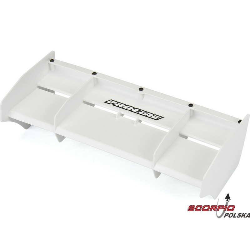 PRO-LINE skrzydło 1:8 Axis białe: Buggy/Truggy