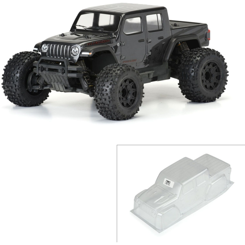 PRO-LINE Karoseria Jeep Gladiator Rubicon (Transparentna) do Stampede, Granite