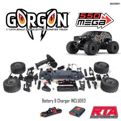 ARRMA Gorgon KIT 4x2 MEGA 1:10 + Ładowarka USB-C +