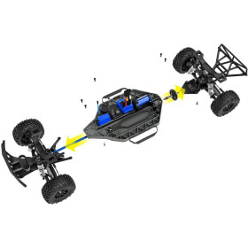 TRAXXAS Auto Slash VXL 4WD 1/10 + TSM (FOX)