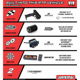 ARRMA Typhon Grom 1:18 4WD RTR (Niebieski)