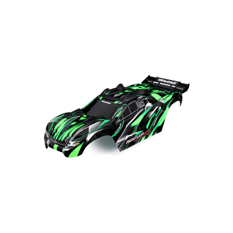 TRAXXAS Karoseria do Rustler 4x4 VXL Ultimate (zielona)