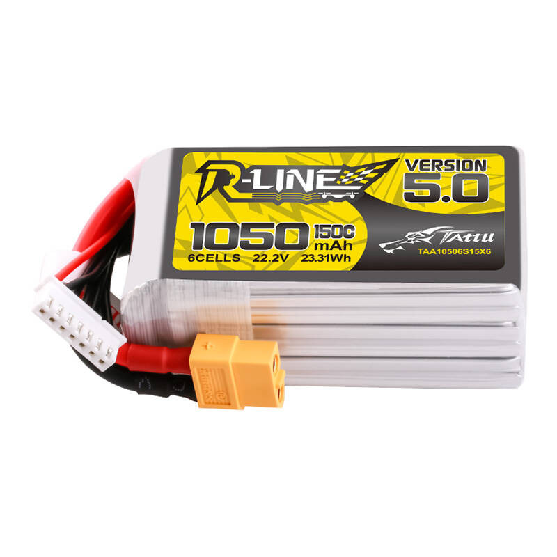 GENS ACE Akumulator LiPo Tattu R-Line 5.0 1050mAh 22.2V 150C 6S1P XT60