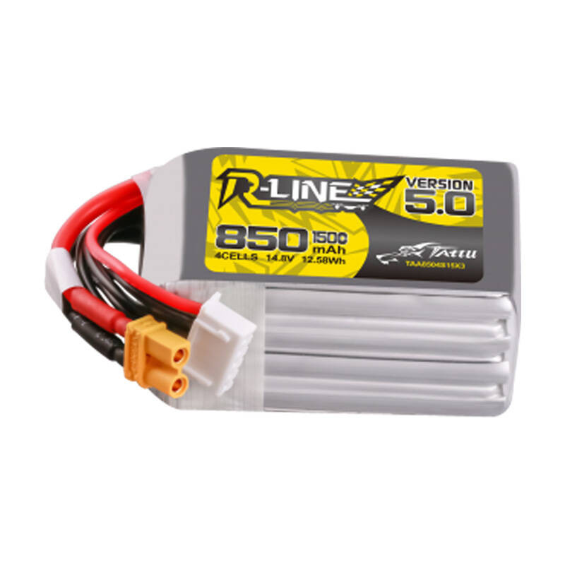 GENS ACE Akumulator LiPo Tattu R-Line 5.0 850mAh 14,8V 150C 4S1P XT30