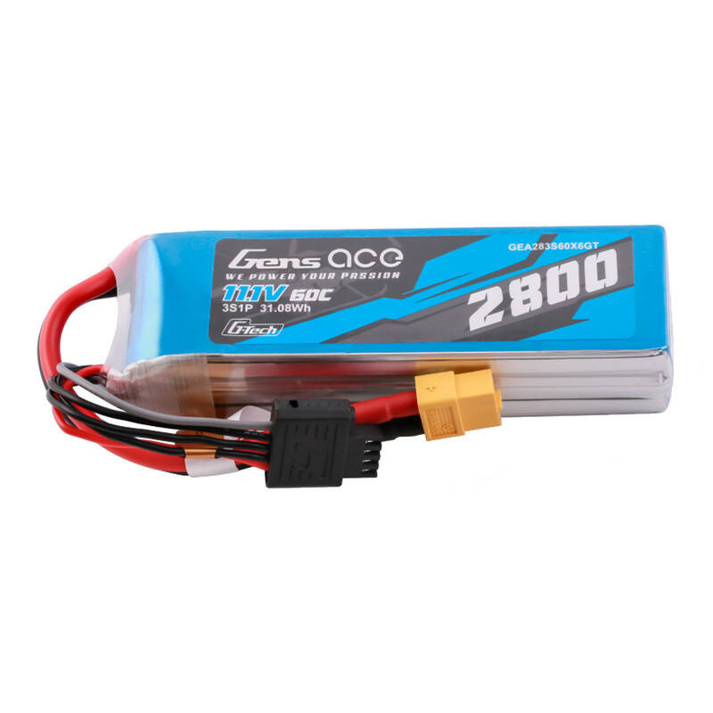 GENS ACE Akumulator LiPo 2800mAh 11,1V 60C 3S1P XT60 G-Tech