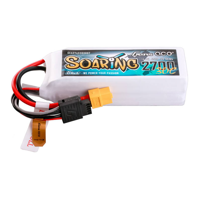 GENS ACE Soaring 2700mAh 14,8V 30C 4S1P XT60 G-Tech