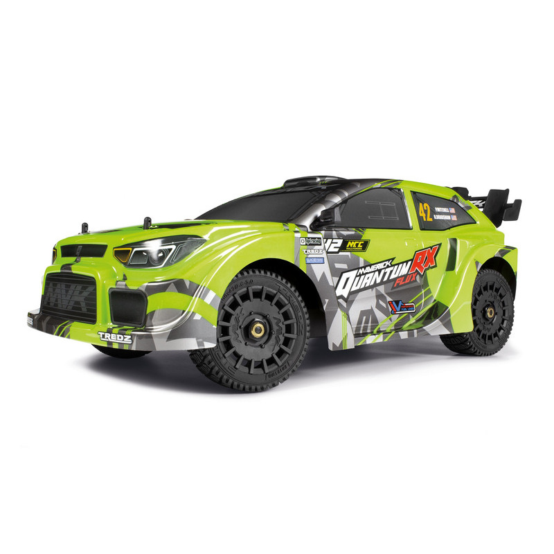 MAVERICK Karoseria pomalowana / QuantumRX Rally Car Body - Fluoro Green