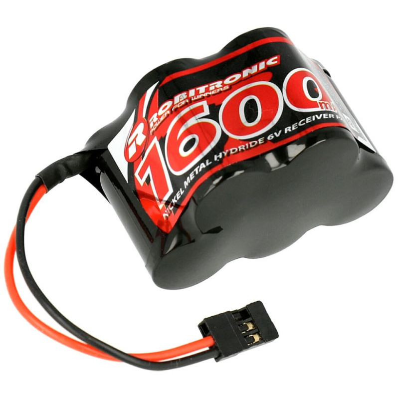 ROBITRONIC Akumulator odbiornika RX NiMh 6.0V 1600mAh JR - Kostka
