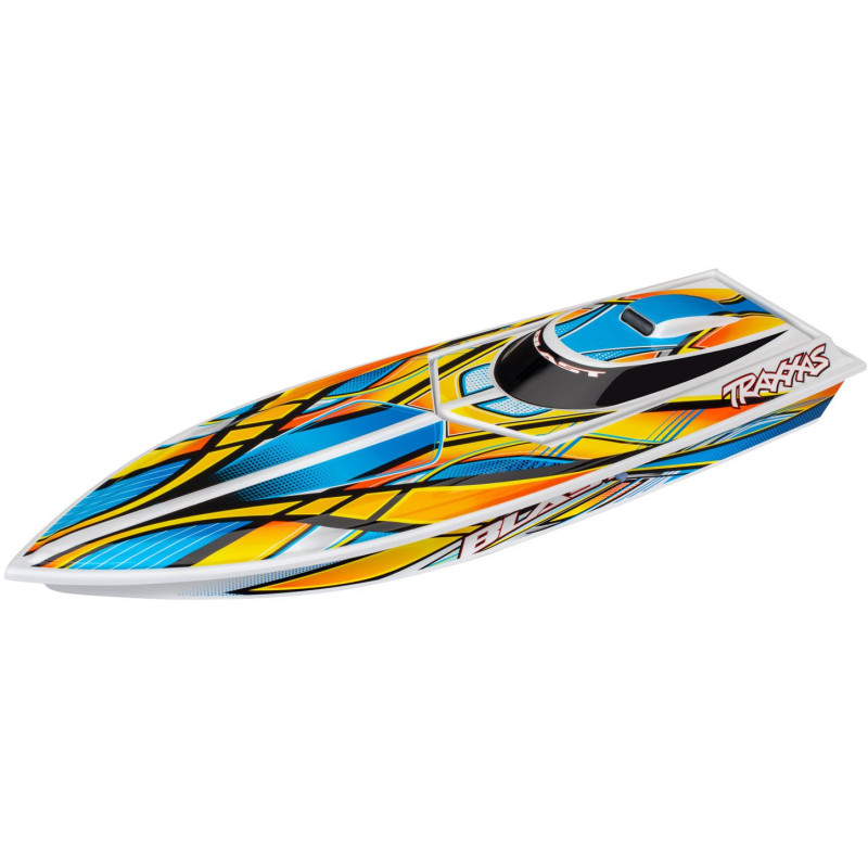 Łódź wyścigowa TRAXXAS Blast + Ładowarka USB-C 4A + Akumulator (pomarańczowa)