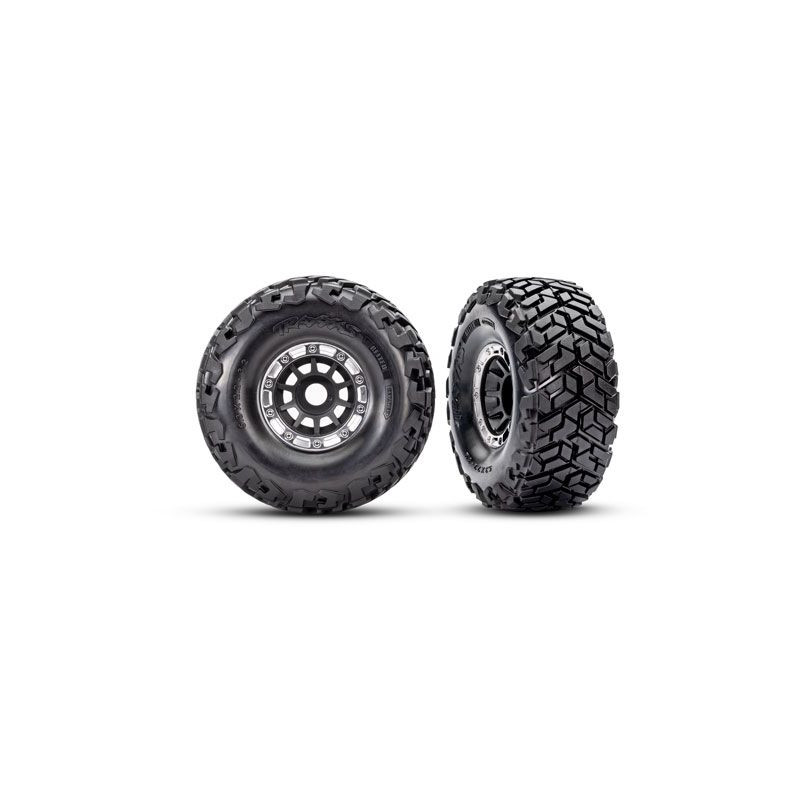 TRAXXAS Koła 2szt. 5.3″ Maxx Slash belted 1/8 (Black/satin)