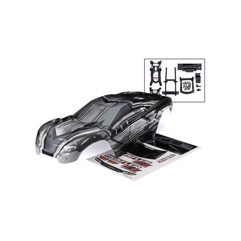 TRAXXAS Karoseria Rustler 4x4 ProGraphix (kompletna)