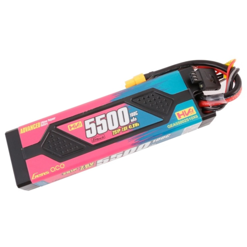 GENS ACE Akumulator LiPo HV Advanced 5500mAh 7,6V 100C 2S XT60 G-Tech