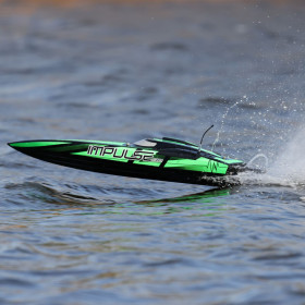 Łódź wyścigowa PROBOAT Impulse 32" BL RTR czarny/zielony