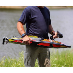 Łódź wyścigowa PROBOAT Sonicwake V2 36" Self-Righting BL RTR (Czarny)