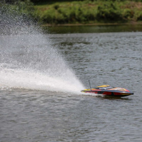 Łódź wyścigowa PROBOAT Sonicwake V2 36" Self-Righting BL RTR (Czarny)